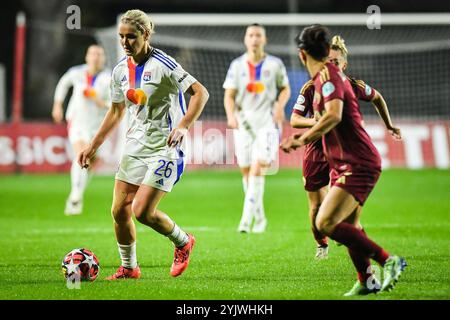 Rome, Italie. 14 novembre 2024. Lindsey HORAN de Lyon lors de la Ligue des champions féminine de l'UEFA, match de football du Groupe A entre L'AS Roma et l'Olympique Lyonnais le 13 novembre 2024 au stade Tre Fontane de Rome, Italie - photo Matthieu Mirville (M Insabato)/DPPI crédit : DPPI Media/Alamy Live News Banque D'Images