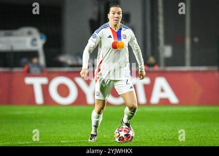 Rome, Italie. 14 novembre 2024. Vanessa GILLES de Lyon lors de la Ligue des champions féminine de l'UEFA, match de football du Groupe A entre L'AS Roma et l'Olympique Lyonnais le 13 novembre 2024 au stade Tre Fontane de Rome, Italie - photo Matthieu Mirville (M Insabato)/DPPI crédit : DPPI Media/Alamy Live News Banque D'Images