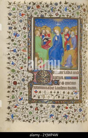 Pentecôte ; Livre des heures, vers 1415-1420. Banque D'Images