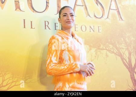 15 novembre 2024, Rome, Italie : la chanteuse italienne Elodie assiste à la photoconférence du film ''Mufasa : il re Leone'' au Space Cinema Moderno à Rome (crédit image : © Matteo Nardone/Pacific Press via ZUMA Press Wire) USAGE ÉDITORIAL SEULEMENT! Non destiné à UN USAGE commercial ! Banque D'Images