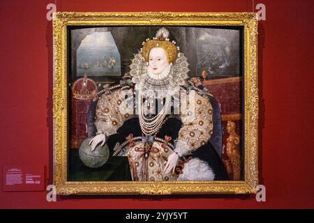 Le portrait armada d'Elizabeth I à Queen's House, Greenwich, Londres, Angleterre Banque D'Images