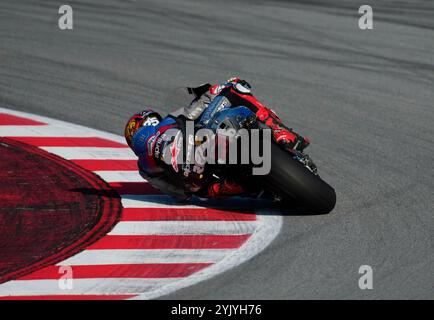 Barcelone, Espagne. 16 novembre 2024. 15 novembre 2024, circuit de Barcelona-Catalunya, Barcelone, MotoGP Motul Solidarity Grand Prix de Barcelone, en photo Raul Fernandez d'Espagne, Trackhouse Racing MotoGP/dpa/Alamy Live News Banque D'Images