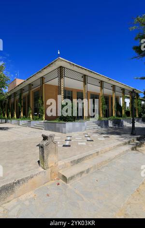 Le bâtiment Picadero Cubierto RMCR, ville de Ronda, Andalousie, Espagne Banque D'Images