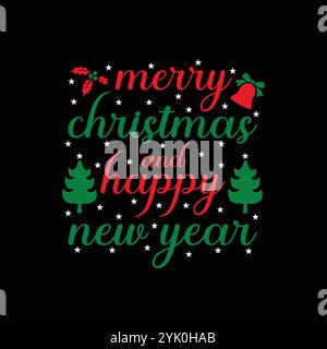Joyeux Noël et bonne année Illustration de Vecteur