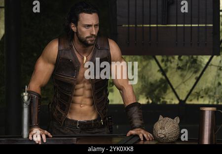 Kraven le chasseur Aaron Taylor-Johnson Banque D'Images