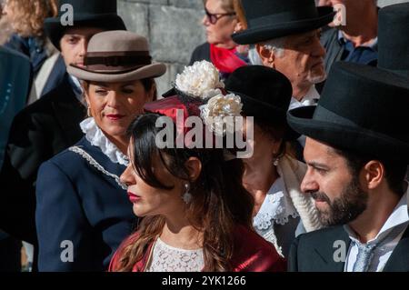 La procession des frères morts dans le district de Sanità. Naples Banque D'Images