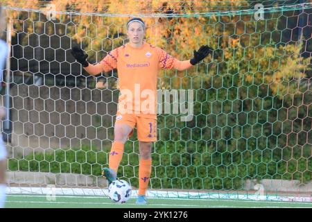 Cercola, Italie, 16 novembre 2024 Cecilie en action pendant le Soccer - Italien Serie A Women entre Napoli Femminile vs ACF Fiorentina :Agostino Gemito/ Alamy Live News Banque D'Images