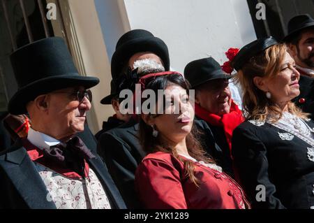 La procession des frères morts dans le district de Sanità. Naples Banque D'Images