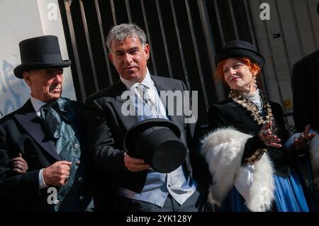 La procession des frères morts dans le district de Sanità. Naples Banque D'Images