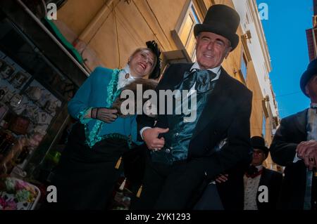 La procession des frères morts dans le district de Sanità. Naples Banque D'Images