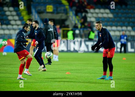 Podgorica, Monténégro. 16 novembre 2024. PODGORICA, MONTÉNÉGRO - 16 NOVEMBRE : Nikola Krstovic, du Monténégro, lors du match du Groupe B4 de la Ligue des Nations 2024/25 de la Ligue B entre le Monténégro et l'Islande au Niksic City Stadium le 16 novembre 2024 à Niksic, Monténégro. Photo : Stefan Ivanovic/PIXSELL crédit : Pixsell/Alamy Live News Banque D'Images