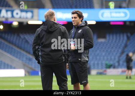 Édimbourg, Écosse. 16 novembre 2024. Tomas Appleton arrive pour le match d'automne des Nations entre l'Écosse et le Portugal au Murrayfield Stadium d'Édimbourg. Crédit : Connor Douglas/Alamy Live News Banque D'Images