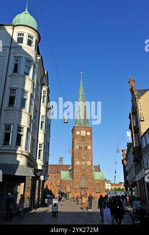 cathédrale d'Aarhus, péninsule du Jutland, Danemark, Europe du Nord Banque D'Images