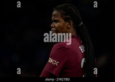 Londres, Royaume-Uni. 16 novembre 2024. Londres, Angleterre, 16 novembre 2024 : Khadija Shaw (21 Manchester City) lors du match de Super League entre Chelsea et Manchester City au Stamford Bridge à Londres, en Angleterre. (Pedro Porru/SPP) crédit : SPP Sport Press photo. /Alamy Live News Banque D'Images