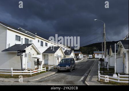 Puerto Williams, île Navarino, Terre de feu, Antarctique, Chili, Amérique du Sud Banque D'Images