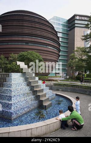 Taiwan, Taipei, Core Pacific City Living Mall Banque D'Images