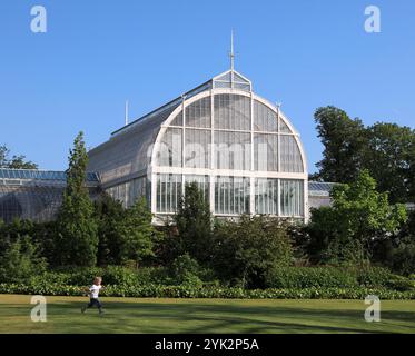 Suède, Göteborg, Gothenburg, Garden Society Park, Palm House Banque D'Images