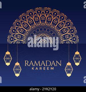 Ramadan kareem fonds décoratif ornement Illustration de Vecteur