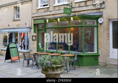 Green Bird Cafe, Bath Banque D'Images