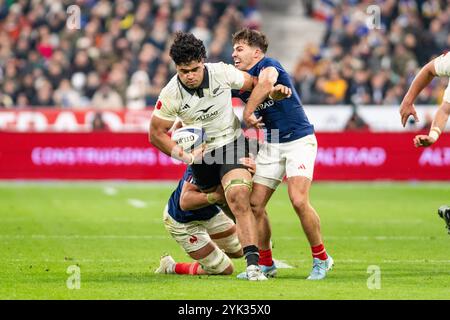 Saint Denis, France. 16 novembre 2024. Lors des Autumn Nations Series 2024, match de rugby entre la France et la Nouvelle-Zélande le 16 novembre 2024 au stade de France à Saint-Denis près de Paris - photo Nathan Barange/DPPI crédit : DPPI Media/Alamy Live News Banque D'Images