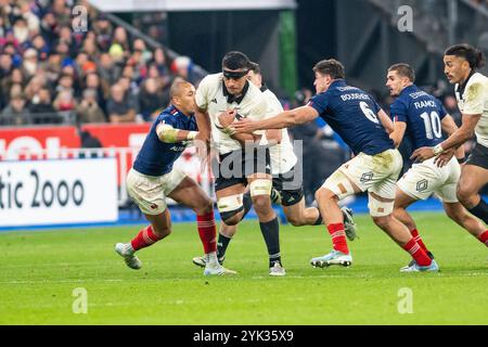 Saint Denis, France. 16 novembre 2024. Lors des Autumn Nations Series 2024, match de rugby entre la France et la Nouvelle-Zélande le 16 novembre 2024 au stade de France à Saint-Denis près de Paris - photo Nathan Barange/DPPI crédit : DPPI Media/Alamy Live News Banque D'Images