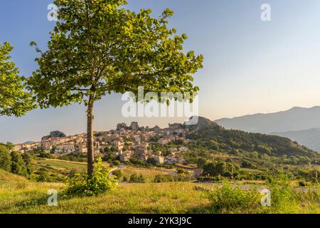 Pietrabbondante, Isernia, Molise, Italie Banque D'Images