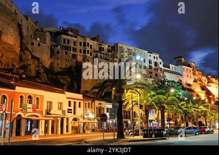 port de Mahon, Minorque, Îles Baléares, Espagne, Europe Banque D'Images