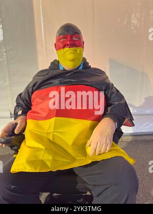 Fribourg, Allemagne. 16 novembre 2024. DFB fanin L'UEFA Nations League 2024 match ALLEMAGNE - BOSNIE HERZÉGOVINE dans la saison 2024/2025 au 16 novembre 2024 à Fribourg, Allemagne. Photographe : ddp images/STAR-images crédit : ddp Media GmbH/Alamy Live News Banque D'Images