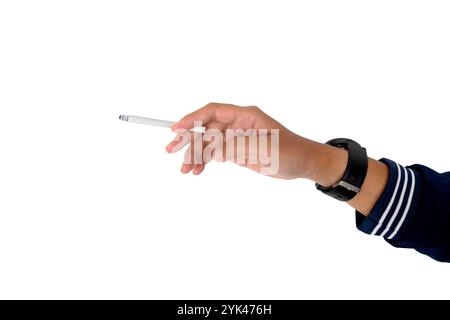 Illustration pour la Journée mondiale sans tabac, soulignant l'importance de cesser de fumer. Idéal pour les campagnes de santé, la sensibilisation à l'arrêt du tabagisme, et preven Banque D'Images