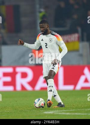 Fribourg, Allemagne. 16 novembre 2024. Antonio Ruediger, DFB 2 dans l'UEFA Nations League 2024 match ALLEMAGNE - BOSNIE HERZÉGOVINE 7-0 dans la saison 2024/2025 au 16 novembre 2024 à Fribourg, Allemagne. Photographe : ddp images/STAR-images crédit : ddp Media GmbH/Alamy Live News Banque D'Images