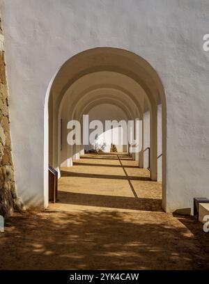 Sentier côtier de S'Agaró, Costa Brava (Baix Empordà, Gérone, Catalogne, Espagne) ESP : Camino de ronda de S'Agaró, en la Costa Brava (Gérone, España) Banque D'Images