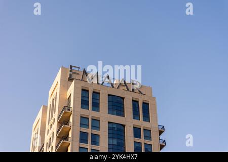 Emaar Towers à Riggat Al Buteen à Dubaï, Émirats arabes Unis. Banque D'Images