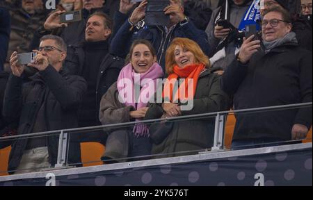 Fribourg, Allemagne. 16 novembre 2024. Lena Wurzenberger (Freundin von Julian Nagelsmann) Allemagne - Bosnie Deutschland - Bosnien 16.11.2024 Copyright Banque D'Images