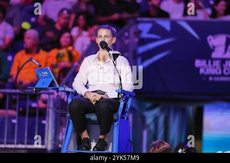 Malaga, Malaga, Espagne. 17 novembre 2024. Kasia Radwan-Cho du Canada - Présidente arbitre lors de la finale de la Coupe Billie Jean King 2024 - Tennis féminin (crédit image : © Mathias Schulz/ZUMA Press Wire) USAGE ÉDITORIAL SEULEMENT! Non destiné à UN USAGE commercial ! Banque D'Images