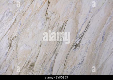 Texture en marbre naturel élégante avec des motifs subtils, idéale pour un design d'intérieur moderne. Banque D'Images