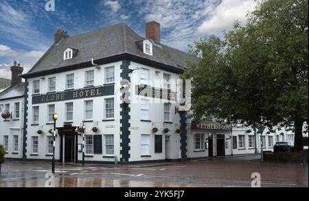 Globe Hotel a Wetherspoon public House, Tuesday Market place, Kings Lynn, North Norfolk, Norfolk Angleterre, Royaume-Uni Banque D'Images