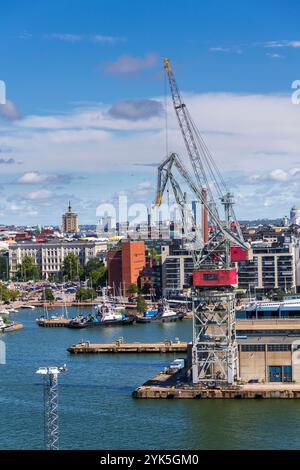 Hietalahti Shipyard le 6 juillet 2024 à Helsinki, Finlande. Banque D'Images