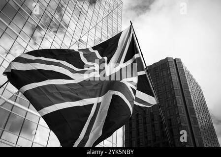 Photographie © Jamie Callister. Des milliers de personnes descendent sur Londres pour assister à une marche pro-nationaliste contre le gouvernement travailliste de Keir Starmer. Place du Parlement Banque D'Images