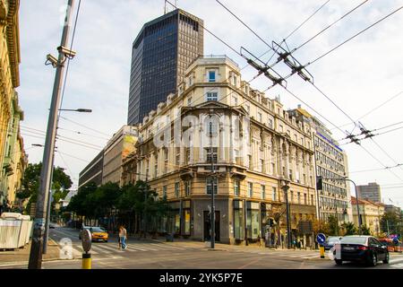 BELGRADE, SERBIE - 18 AOÛT. 2024 : Centre de la ville de Belgrade Banque D'Images