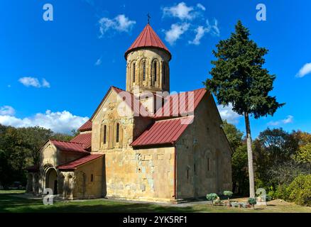 Église principale du monastère de Betania de la Nativité de la mère de Dieu, vue du sud-est, Kwesseti, Géorgie Banque D'Images