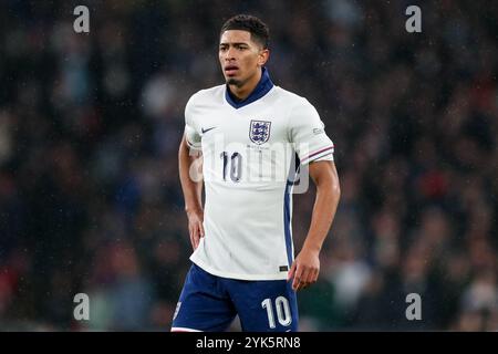 Londres, Royaume-Uni. 17 novembre 2024. Jude Bellingham de l'Angleterre lors de l'UEFA Nations League, League B - Group 2 match Angleterre vs République d'Irlande au stade de Wembley, Londres, Royaume-Uni, 17 novembre 2024 (photo par Gareth Evans/News images) à Londres, Royaume-Uni le 17/11/2024. (Photo de Gareth Evans/News images/SIPA USA) crédit : SIPA USA/Alamy Live News Banque D'Images