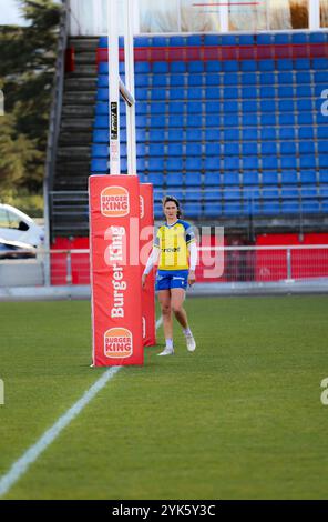 Jessy Tremouliere (15 Romagnat) en action lors du match du Championnat fédéral féminin Senior Elite 1 entre Grenoble et Romagnat au stade Lesdiguieres à Grenoble, France (Constance Bugaut/SPP) crédit : SPP Sport photo de presse. /Alamy Live News Banque D'Images