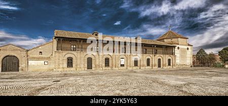 Real Hospital de la Purisima Concepcion, biens espagnols d'intérêt culturel, Madrigal de las Altas Torres, Avila, Castille Léon, Espagne, Europe Banque D'Images