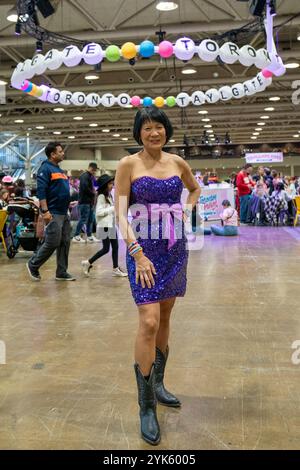 La mairesse de Toronto Olivia Chow assiste au Taylgate ’24 au Metro Convention Centre. Banque D'Images