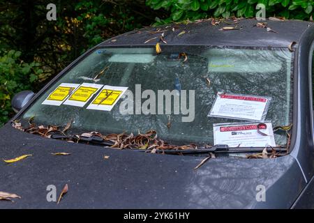 Avis de pénalité Banque D'Images