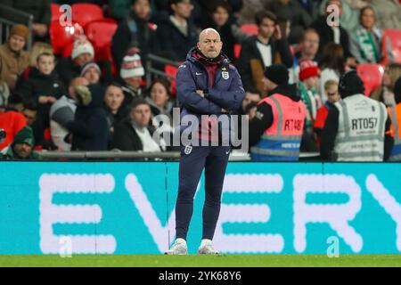 Lee Carsley entraîneur-chef intérimaire de l'Angleterre lors de l'UEFA Nations League, League B - Group 2 match Angleterre vs République d'Irlande au stade de Wembley, Londres, Royaume-Uni, 17 novembre 2024 (photo par Gareth Evans/News images) Banque D'Images