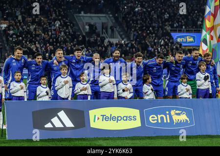 Milan, Italie. 17 novembre 2024. Milan, Italie, 17 novembre 2024 : en action lors du match de l'UEFA Nations League opposant l'Italie à la France au Stadio San Siro, Milan le 17 novembre 2024 (João Bravo /SPP) crédit : SPP Sport Press photo. /Alamy Live News Banque D'Images