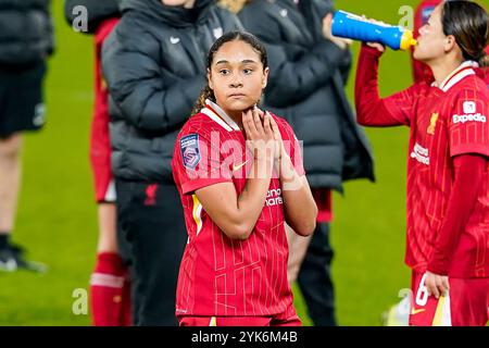 Goodison Park, Liverpool, Royaume-Uni. Dimanche 17 novembre 2024, Barclays Women’s Super League : Everton FC Women vs Liverpool FC Women au Goodison Park. Liverpool attaquant Olivia Smith 11 à temps plein. Crédit James Giblin/Alamy Live News. Banque D'Images