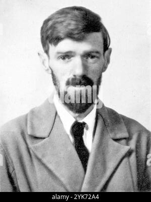 DH Lawrence, David Herbert Lawrence (1885 – 1930) romancier, écrivain et poète anglais Banque D'Images