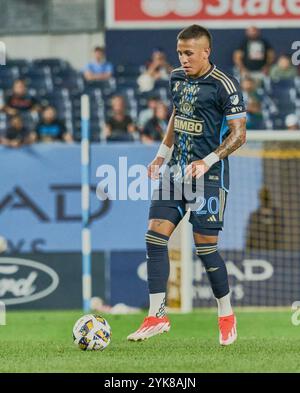 NEW YORK, NY, USA - 18 SEPTEMBRE 2024 - vue générale du match MLS entre Philadelphia Union et le New York City FC. ***USAGE ÉDITORIAL SEULEMENT*** Banque D'Images